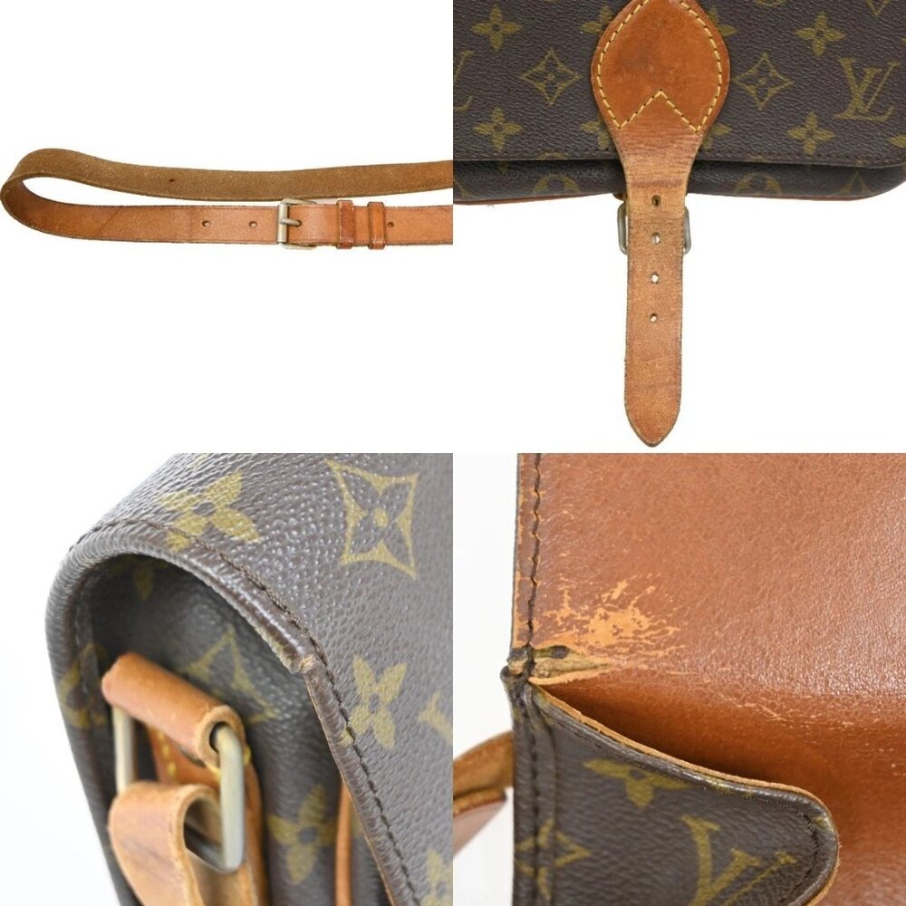 LOUIS VUITTON Cartouchiere MM Shoulder Bag Monogram Leather Brown M51253 36KB922 - Picture 10 of 15